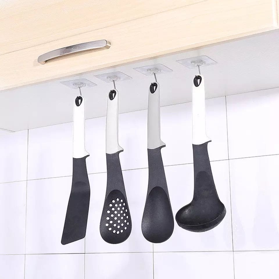 Set Of 10 Multipurpose Kitchen Wall Hook, Wall-Mounted Hanger Hook Suction Cups, Sticky Hook Suitable for Kitchen Bathroom, Adhesive Utensil Holder Set Of 10 Multipurpose Kitchen Wall Hook, Wall-Mounted Hanger Hook Suction Cups, Sticky Hook Suitable for Kitchen Bathroom, Adhesive Utensil Holder